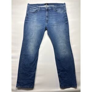 7 For All Mankind Men's The Straight Leg Blue Denim Jeans - Size 46 (44x31)